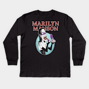 charles manson Kids Long Sleeve T-Shirt